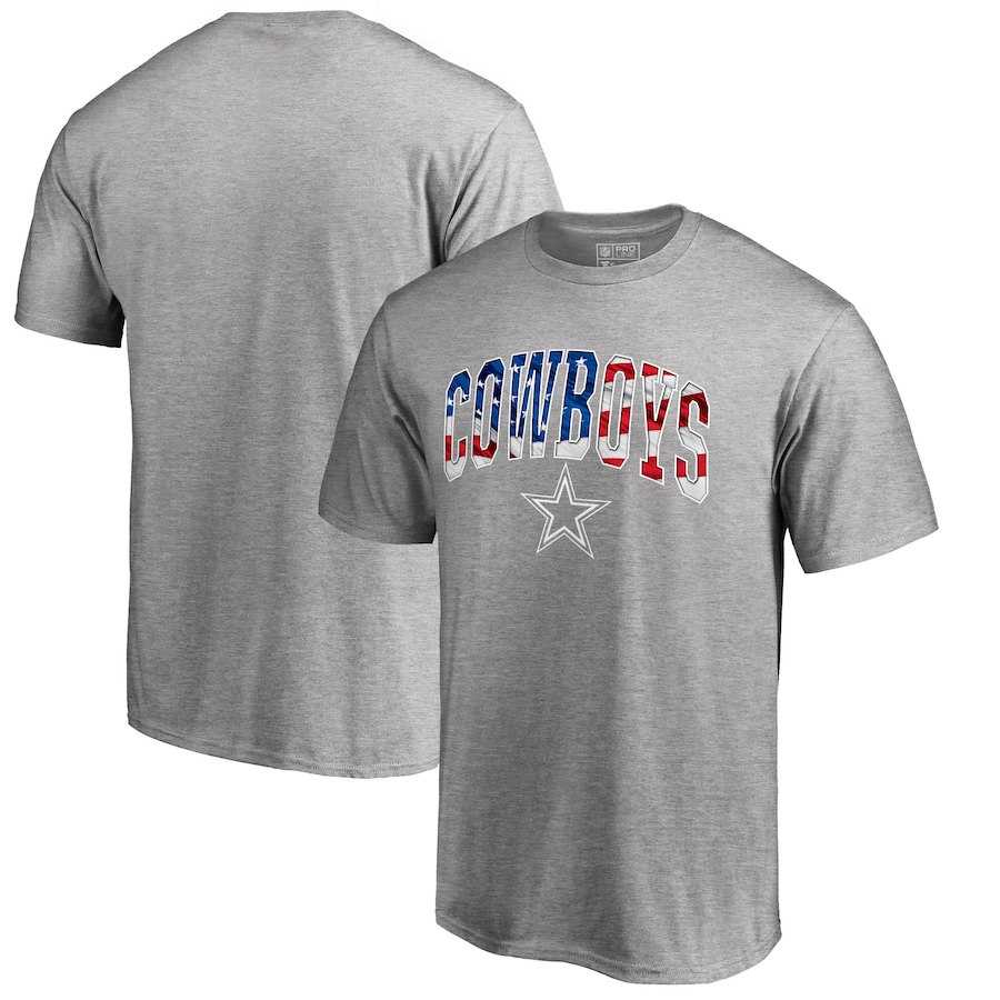 Dallas Cowboys Pro Line by Fanatics Branded Banner Wave T-Shirt Heathered Gray,We sell and wholesale Dallas Cowboys Pro Line by Fanatics Branded Banner Wave T-Shirt Heathered Gray on line form chian!